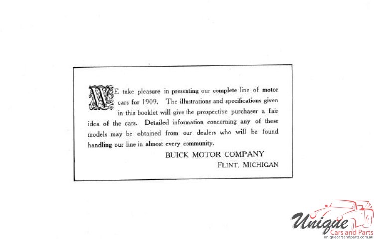 1909 Buick Brochure Page 5